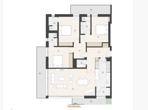 Apartamento T3 Venda em Canidelo,Vila Nova de Gaia
