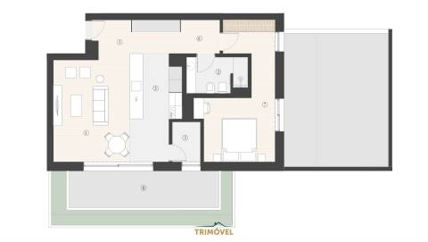 Apartamento T1 Venda em Canidelo,Vila Nova de Gaia
