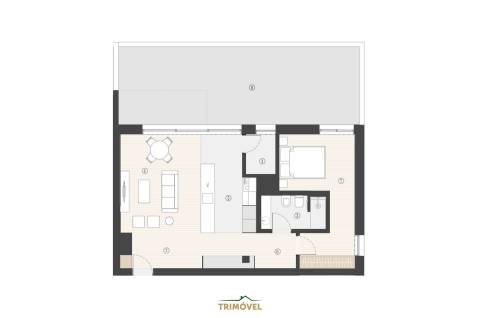 Apartamento T1 Venda em Canidelo,Vila Nova de Gaia