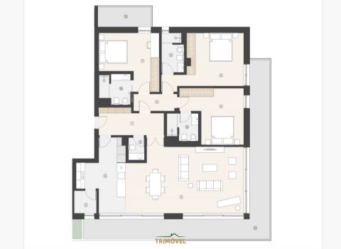 Apartamento T3 Venda em Canidelo,Vila Nova de Gaia
