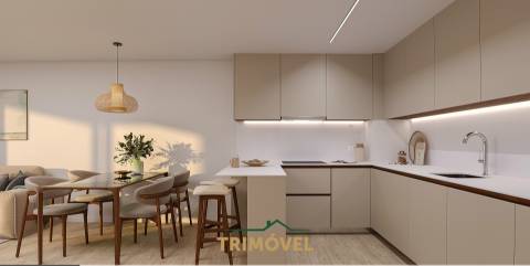 Apartamento T1 NOVO em São João da Madeira