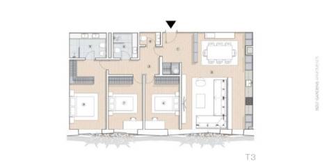 T2 Terraço e Jardim Boss Gardens em Paranhos