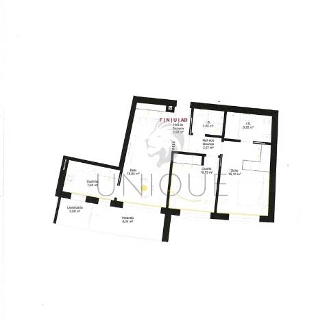 Apartamento T2 em construção em Esgueira