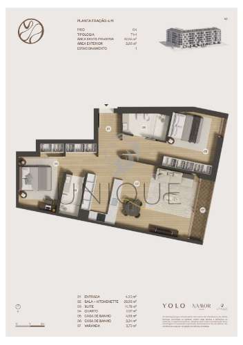 Apartamento T1+1 Venda em Glória e Vera Cruz,Aveiro