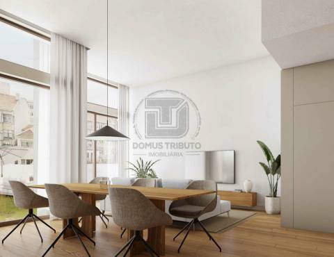 T1+2 Duplex em construção | Rua da Alegria – Porto | Jardim 29 m²