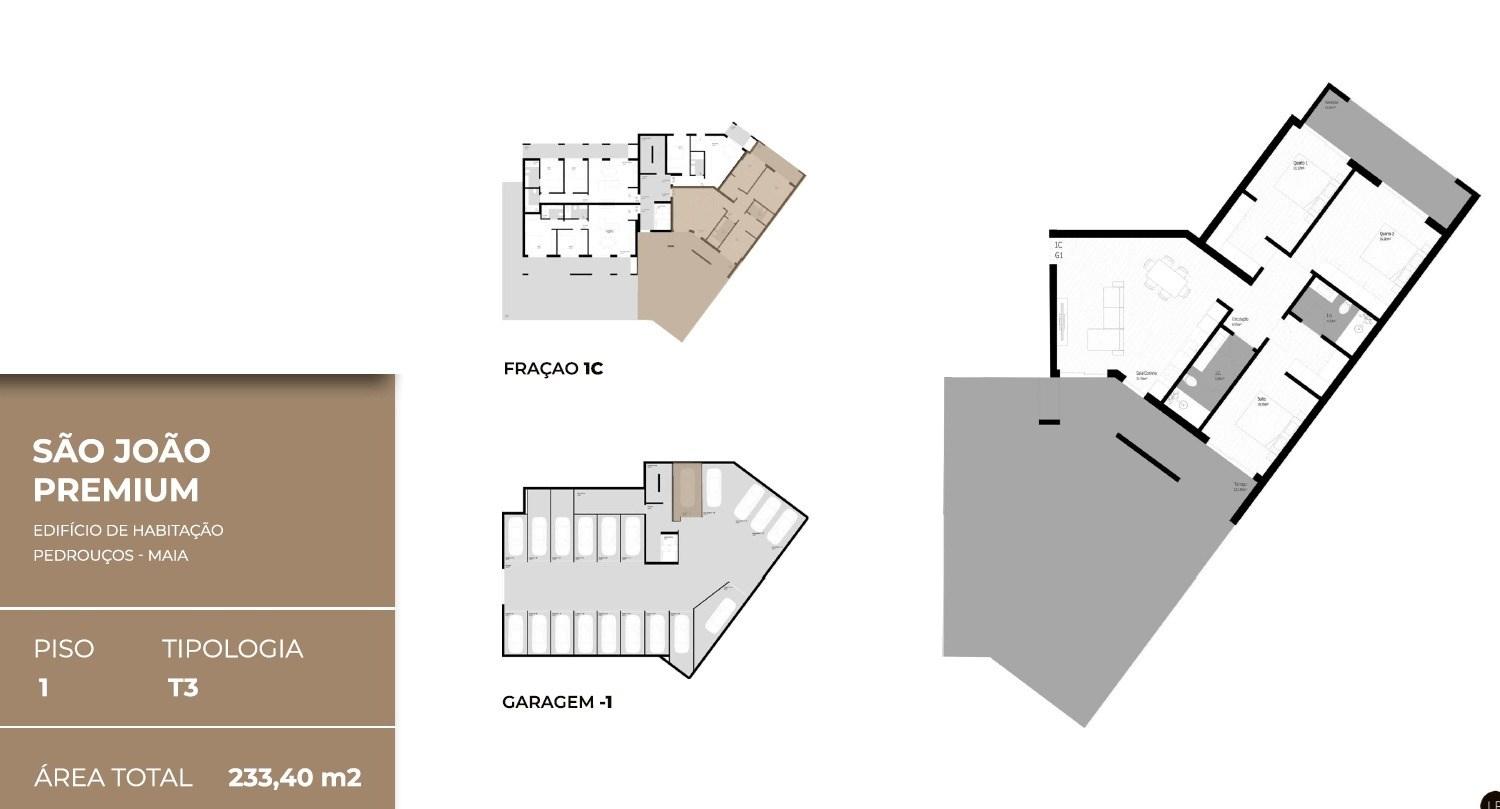 Apartamento T3 Premium com Terraço de 122 m² | Pedrouços, Maia