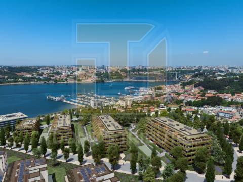 Apartamento T3 em Construção,  varanda lugar de garagem e arrumos,  à Marina de Vila Nova de Gaia