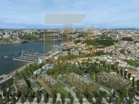 Apartamento T3 em Construção,  varanda lugar de garagem e arrumos,  à Marina de Vila Nova de Gaia