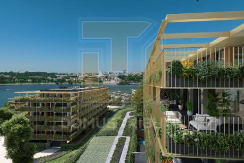 Apartamento T3 em Construção, lugar de garagem e arrumos, Junto à Marina de Vila Nova de Gaia