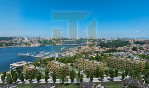 Apartamento T3 em Construção, lugar de garagem e arrumos, Junto à Marina de Vila Nova de Gaia