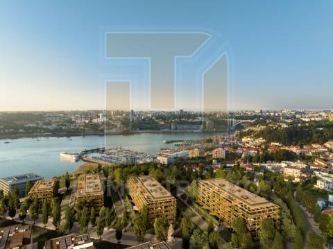 Apartamento T3 em Construção, lugar de garagem e arrumos, Junto à Marina de Vila Nova de Gaia