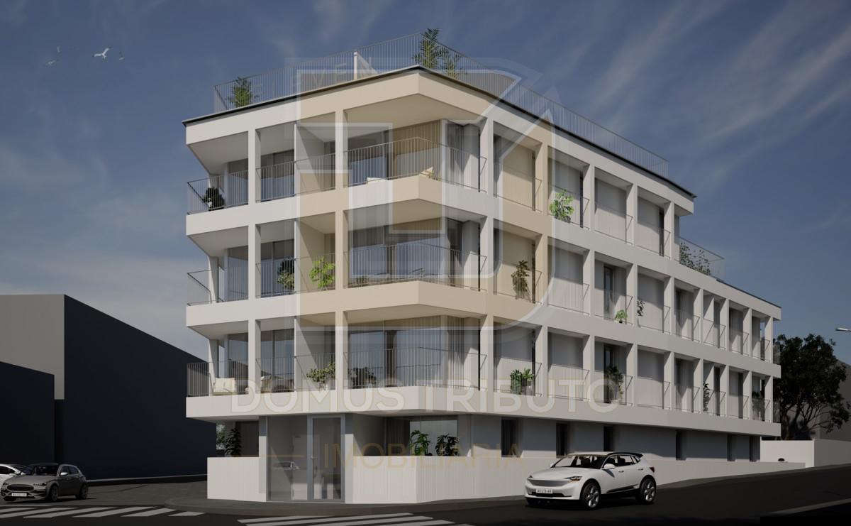 Apartamento T3 em construção, com Box dupla junto ao Colégio Efanor, Matosinhos