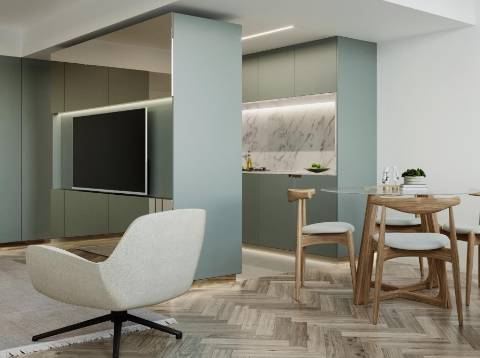 Apartamento T0+3, Novo, Sá da Bandeira, Baixa Porto