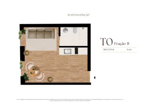 Apartamento T0 em Construção, Centro Histórico Leça da Palmeira