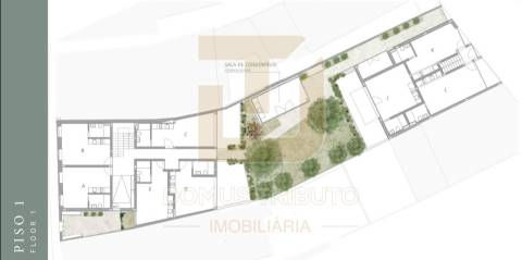 Apartamento T0 com Terraço em Construção, Centro Histórico Leça da Palmeira