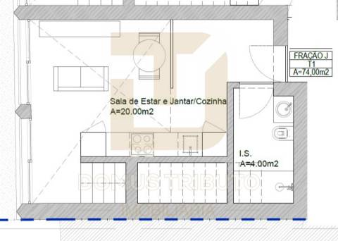 Apartamento T1 Duplex, em Construção - Brito Capelo, Matosinhos
