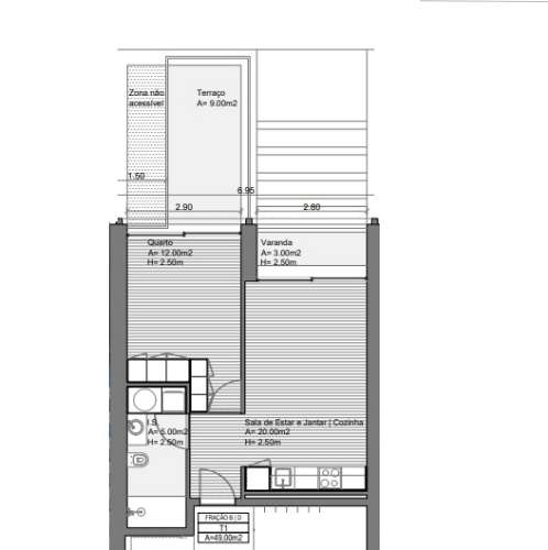 Apartamento T1 Novo com Terraço junto à Praia e Metro | Matosinhos Sul