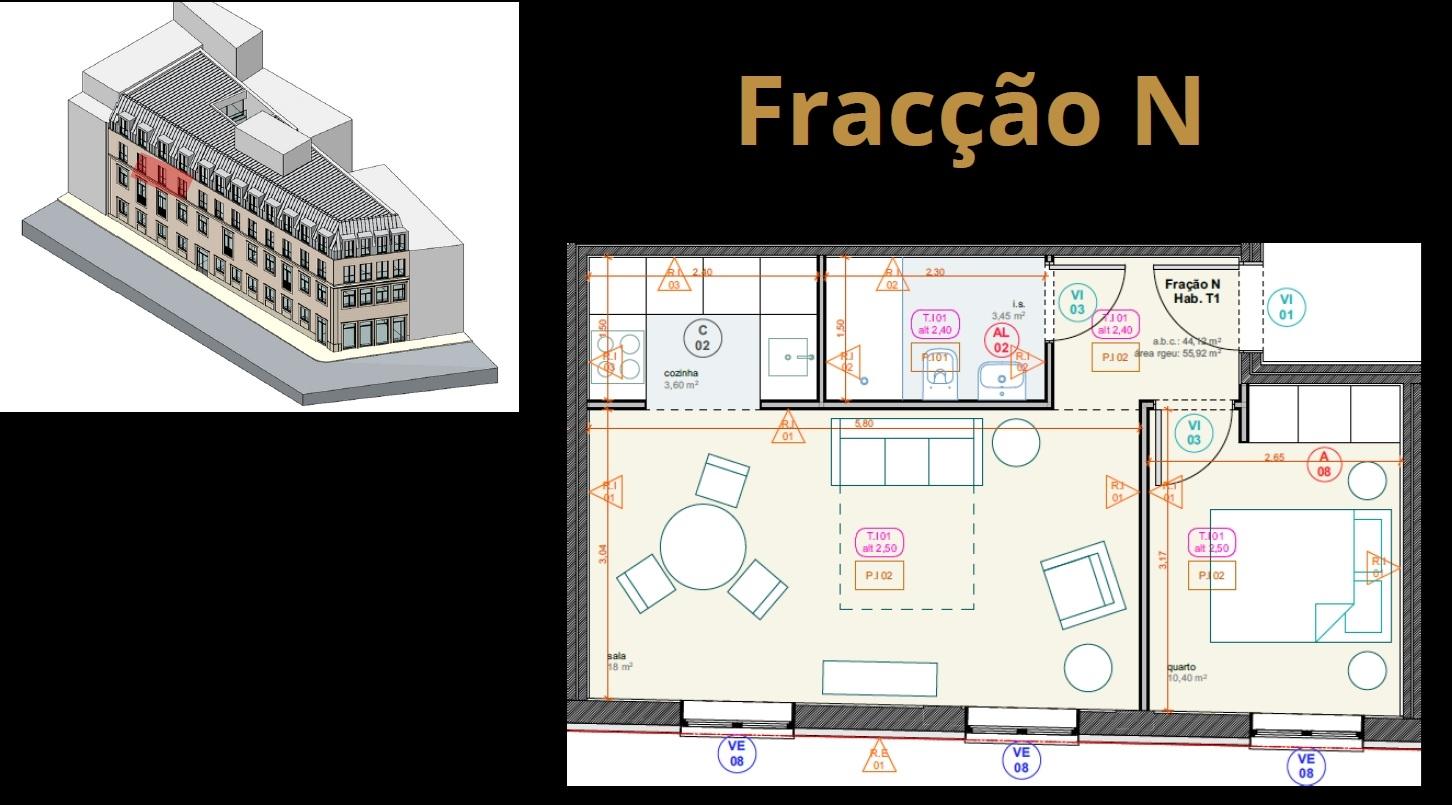 Apartamento T1 na Rua da Formosa | No Coração da Baixa do Porto