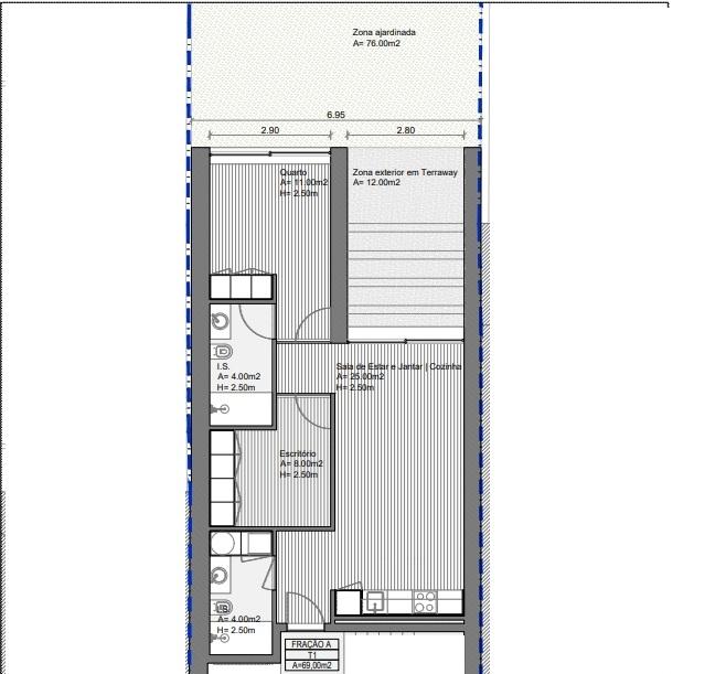 Apartamento T1+1 Novo com Terraço de 90 m² | Matosinhos Sul