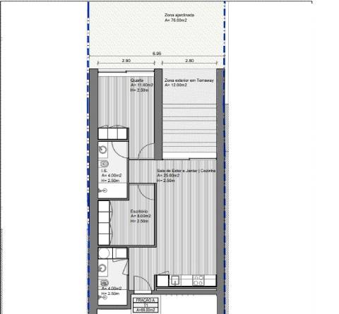 Apartamento T1+1 Novo com Terraço de 90 m² | Matosinhos Sul