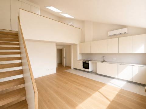 Apartamento T1 Duplex Mezanino com Varanda | Brito Capelo, Matosinhos