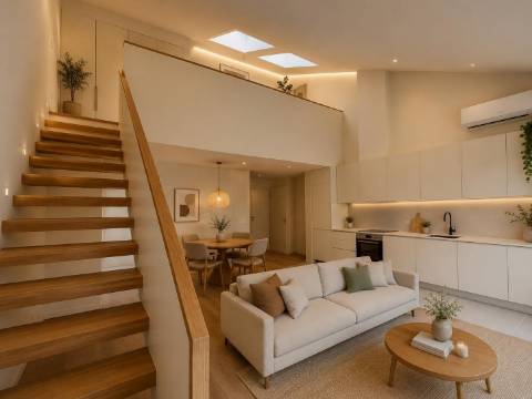 Apartamento T1 Duplex Mezanino com Varanda - Brito Capelo, Matosinhos