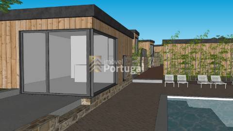 Oportunidade - Aldeamento Turístico - Projeto Aprovado - 10 Bungalows com 2 piscinas