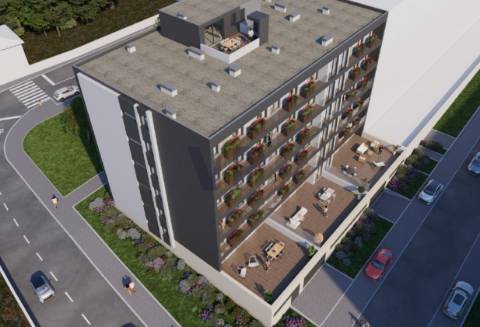 T2 NOVO c/ Terraço (77m²) -  Águas Santas, Maia  (Em construção)
