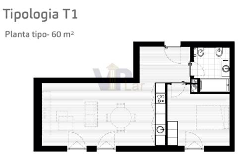 T1 c/ Terraço e garagem - Ao Polo Universitário (Metro / Hospital S. João)