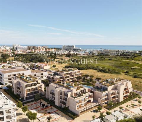 T2 de Luxo em Vilamoura c/ varanda e 2 lugares de garagem