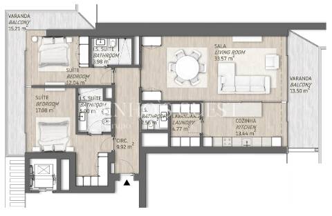 T2 Exclusivo em Vilamoura c/2 Suites de 155m²