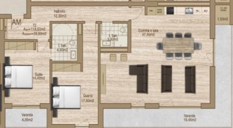 Apartamento T2 | THE LINE – Forca, Aveiro