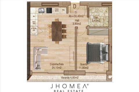 Apartamento T1 | DESIRE – Cais da Fonte Nova