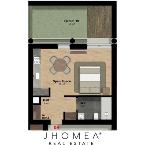 Apartamento T0 | VACIVUS - Rio Tinto, Porto
