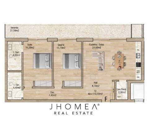 Apartamento T2 | VALLEY PLACE – Forca, Aveiro
