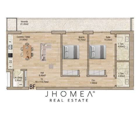 Apartamento T2 | VALLEY PLACE - Forca, Aveiro