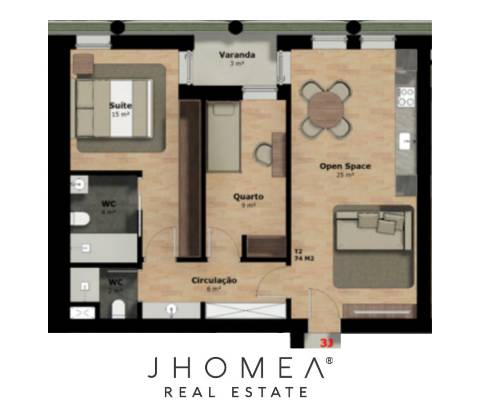 Apartamento T2 | VACIVUS – Rio Tinto, Porto