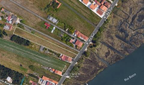 Terreno com Projeto Aprovado com vista para o Rio Boco | Gafanha de Aquém, Ílhavo
