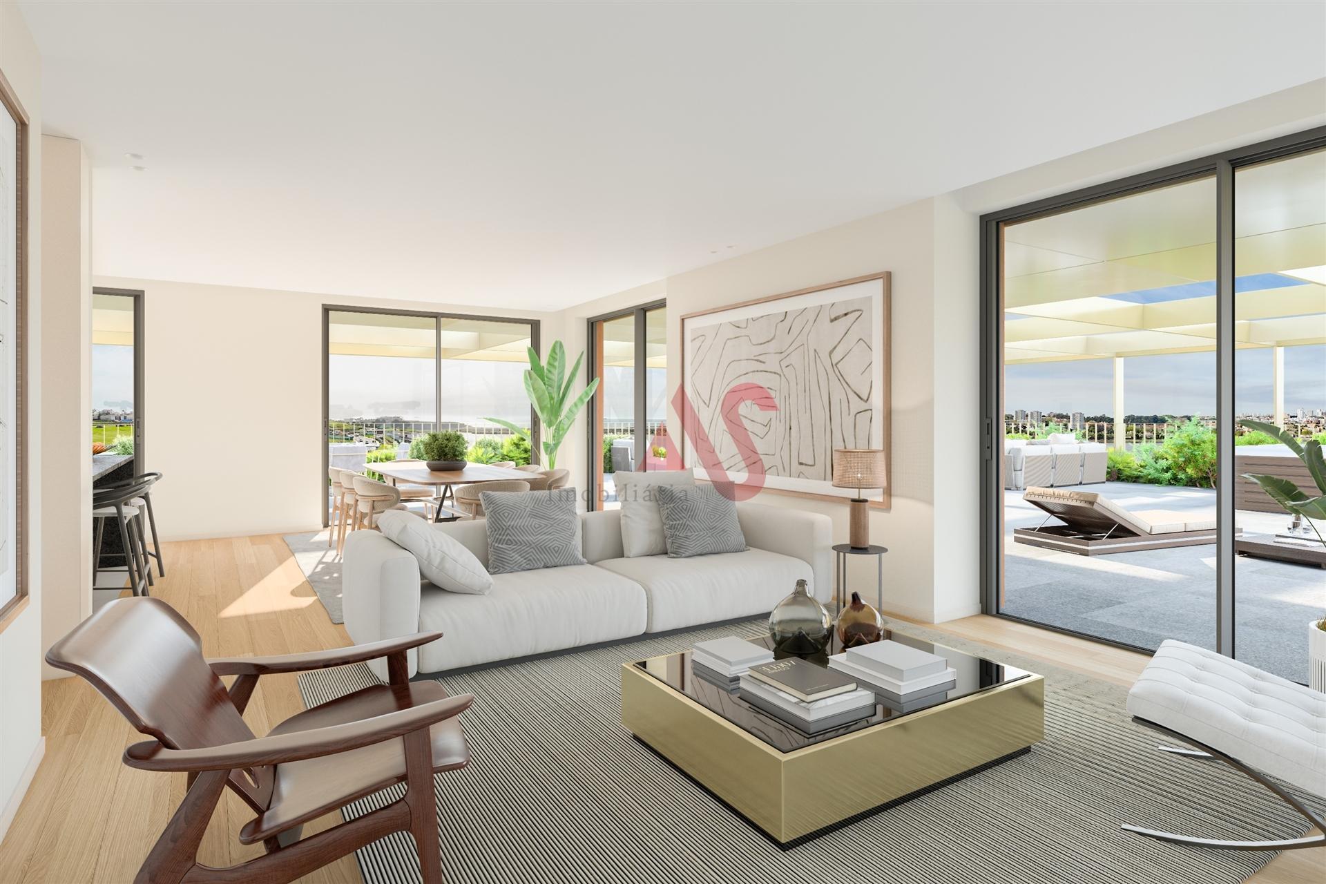 Apartamento T3 no Empreendimento Marina Douro, em Vila Nova de Gaia