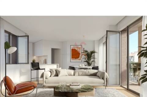 Apartamento T3 no Empreendimento Ferreira de Castro Flats em Bonfim, Porto