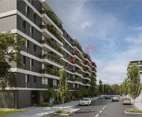 Apartamento T2 em construção no empreendimento Oporto Plaza