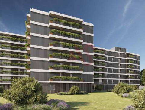 Apartamento T2 em construção no empreendimento Oporto Plaza