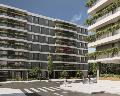 Apartamento T3 em construção no empreendimento Oporto Plaza