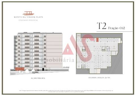 Apartamento T2 Inserido no Empreendimento Monte da Virgem Flats | Vila Nova de Gaia