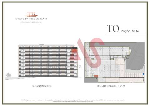 Apartamento T0 Inserido no Empreendimento Monte da Virgem Flats em Vila Nova de Gaia