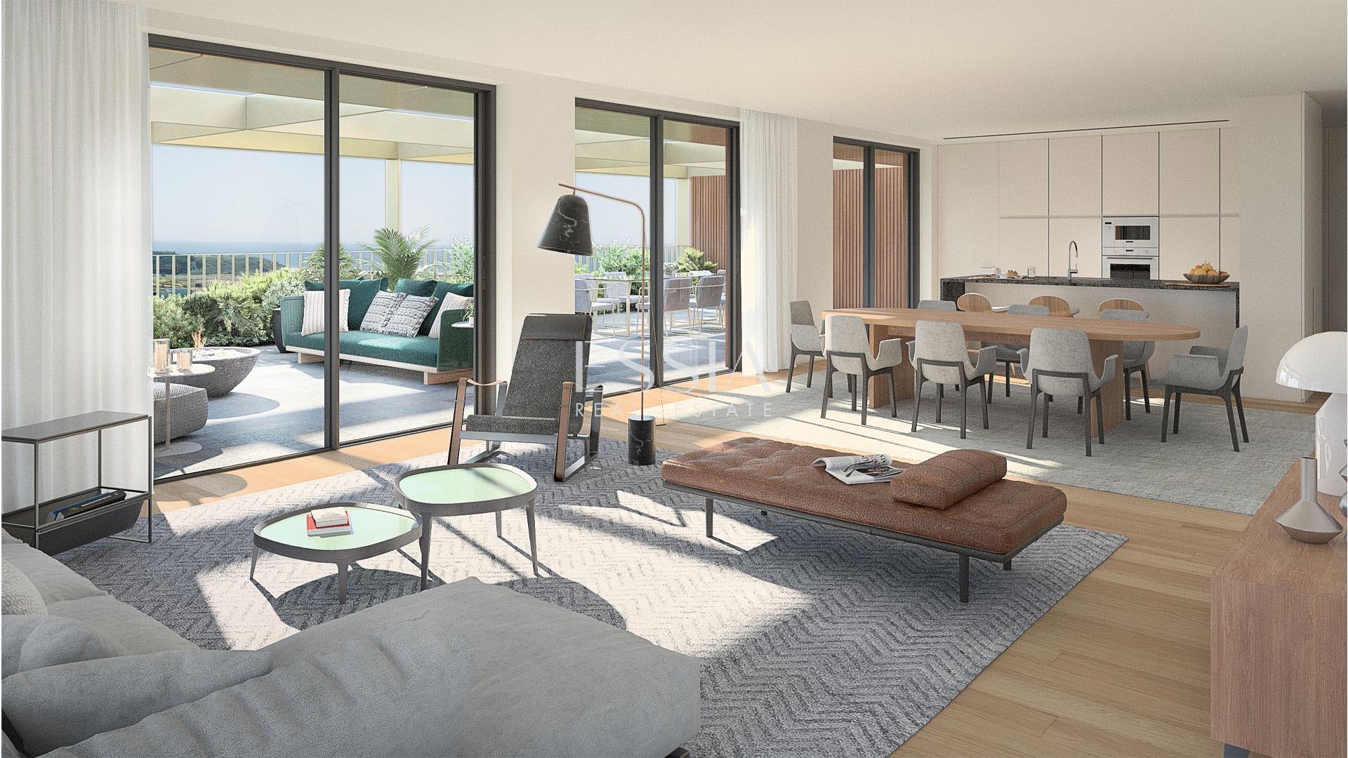 Apartamento T3 com Varanda e Vista Rio no Marina Douro