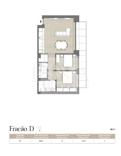 Apartamento T2 com Varanda no Serralves 239 em Lordelo do Ouro