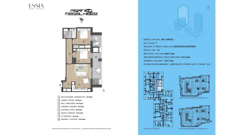 Apartamento T2 com Varanda e Terraço no Fernão Magalhães 127