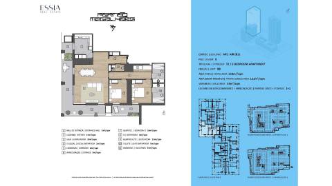 Apartamento T2 com Varanda e Terraço no Fernão Magalhães 127