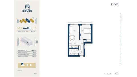 Apartamento T1 no Marina Douro